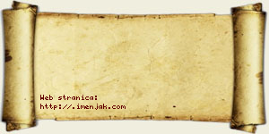 Hana Mladić vizit kartica